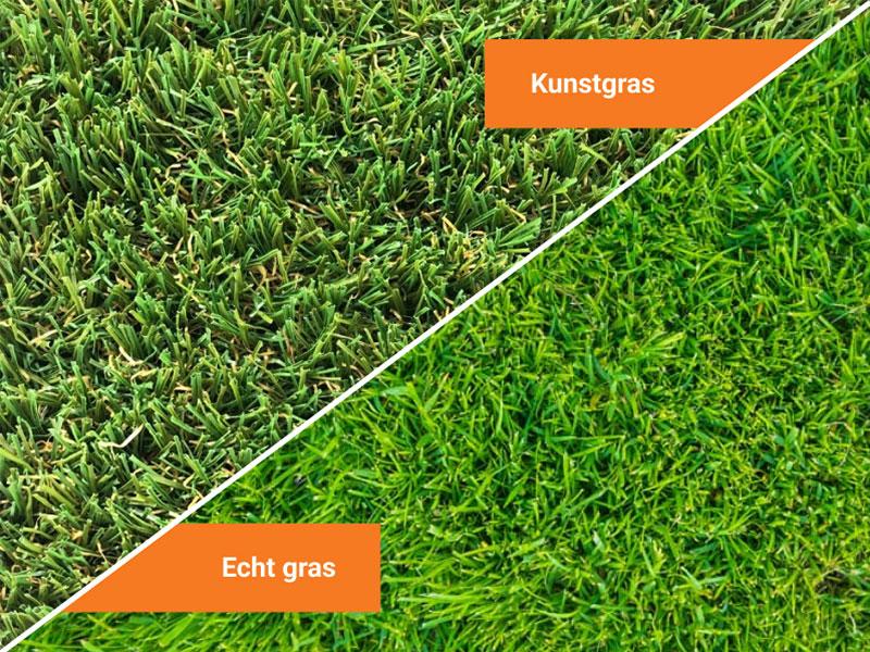 Keuze tussen gras of kunstgras Keuze tussen gras of kunstgras