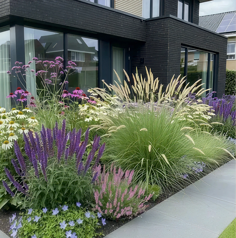 Borderplanten kopen Hendriks Graszoden Een huis met borderplanten van Hendriks Graszoden